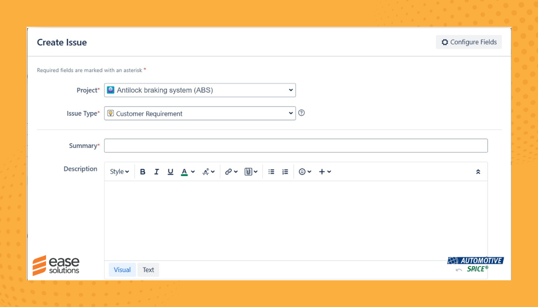 Discover how to implement the ASPICE SYS.1 process using Jira and Ease Solutions' tools for requirements and risk management.